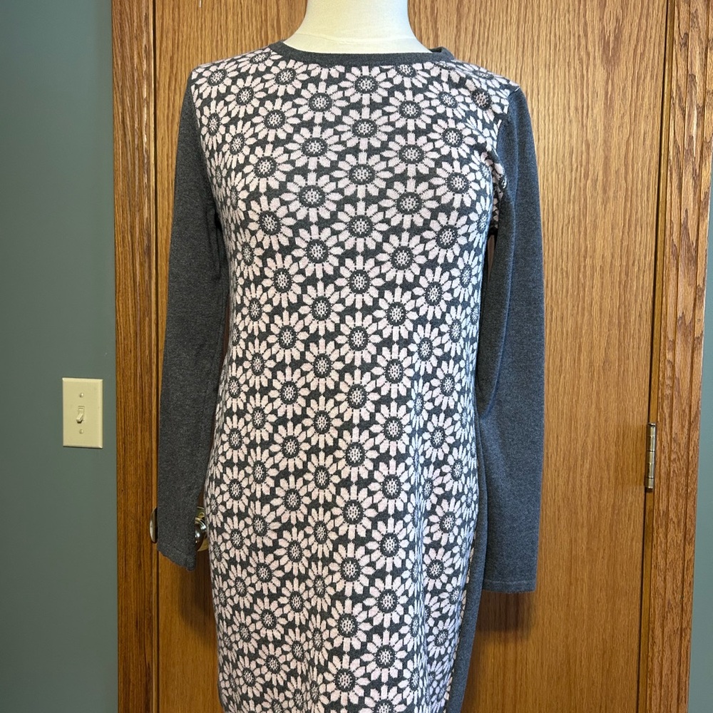 Vintage Laura Ashley Sweater Dress NO SIZE TAG Cottage Core working girl Y2K